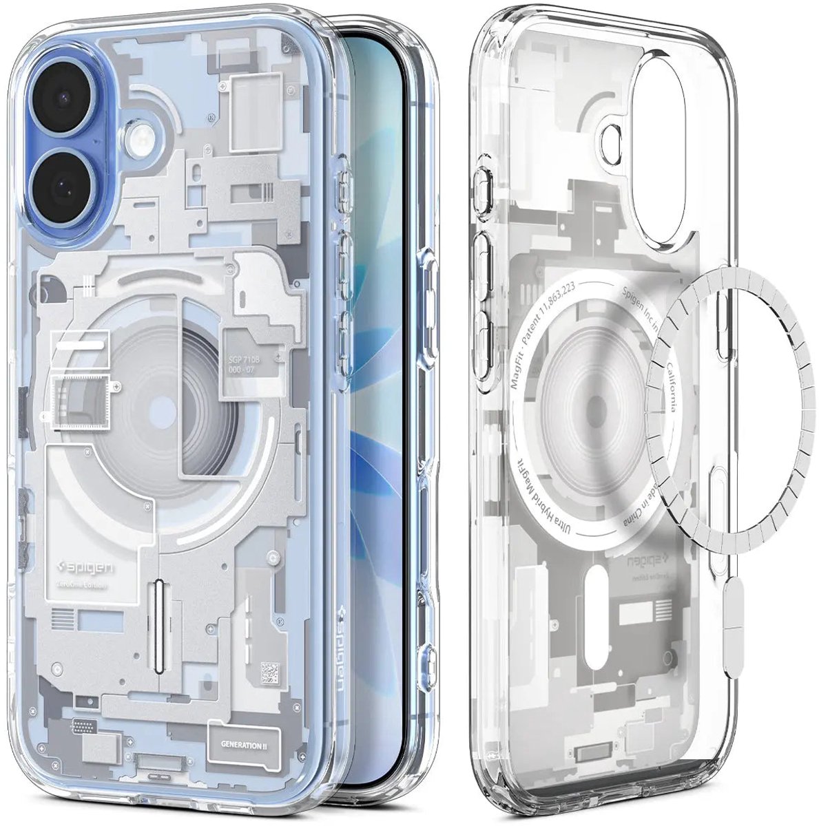 Spigen Ultra Hybrid Magsafe Case Voor Iphone 17 Zero One Telefoonbescherming Aan