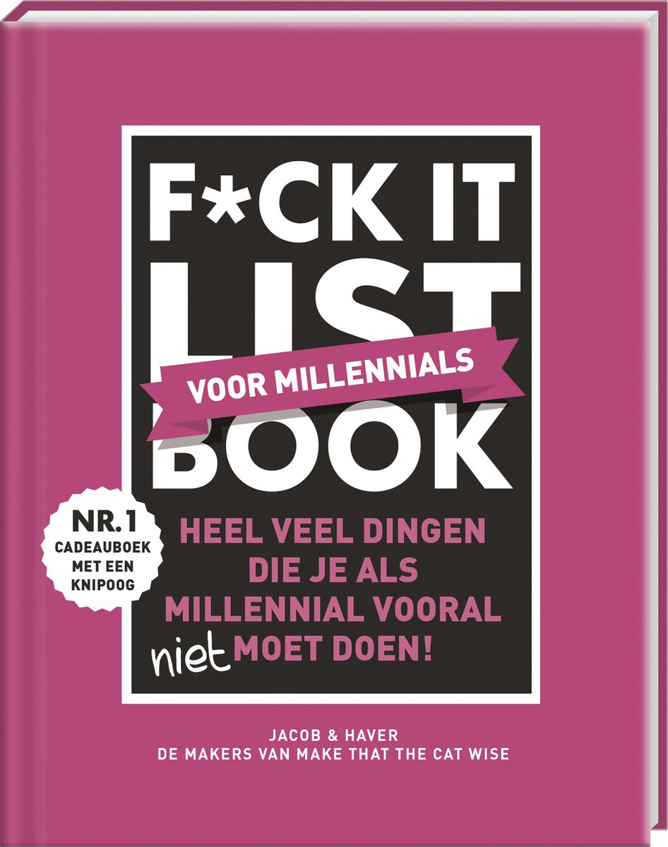 F*ck it list book - Voor millennials