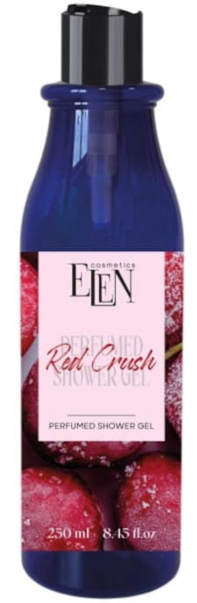 Geparfumeerde Douchegel Red Crush - kers - bittere amandel en zoete noten 250 ml