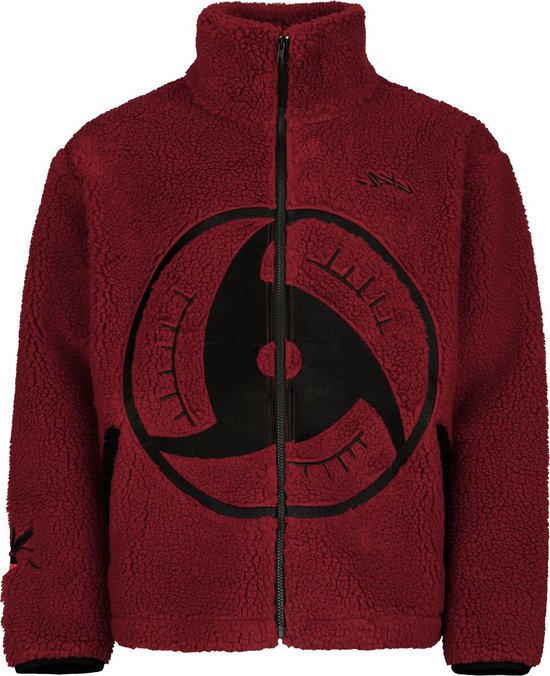Naruto Mangekyō Sharingan Heren Tussenseizoensjas - rood - S
