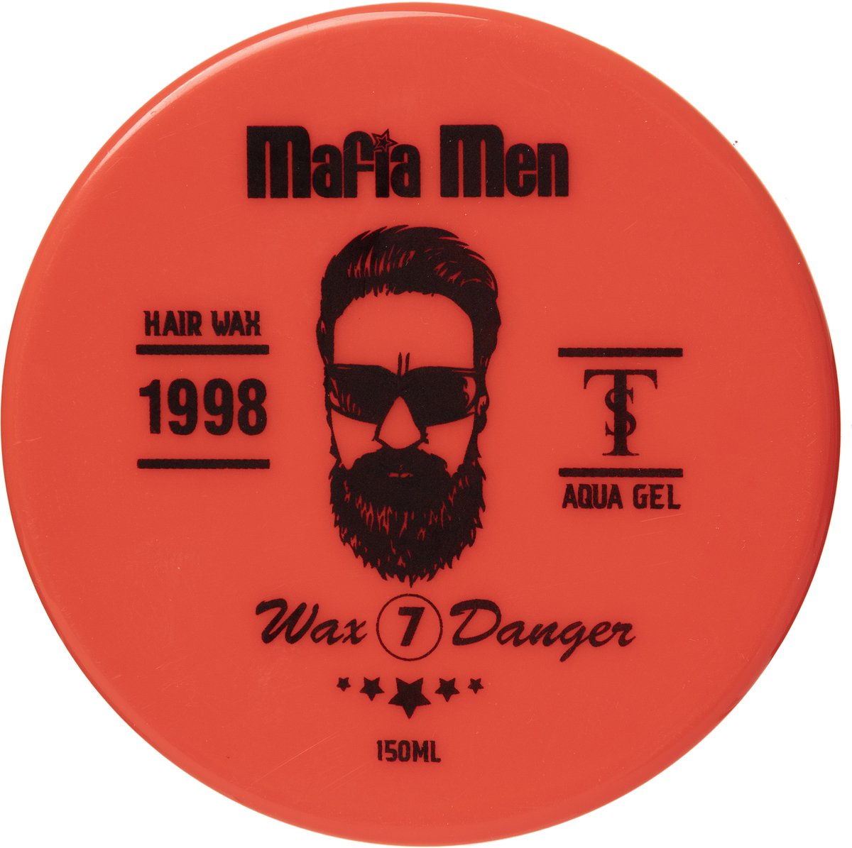 Mafia Men Red One Aqua Hair Wax Red One - Haar wax Rood 150 ml- Hairgel wax - Haar wax gel- Styling gel wax -Haar wax Hair gel - Aqua gel wax- op water basis Gel wax Styling - Shiny look wax 150ml