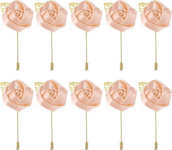 QUARKZMAN 24 stuks broches voor boutonnieren rozen voor