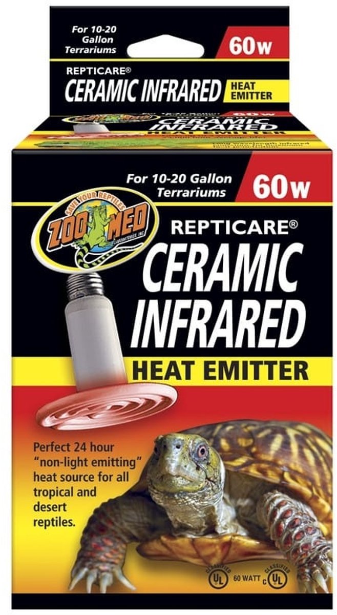 Zoo Med Infrarood Heat Projector warmtestraler voor reptielen 60W