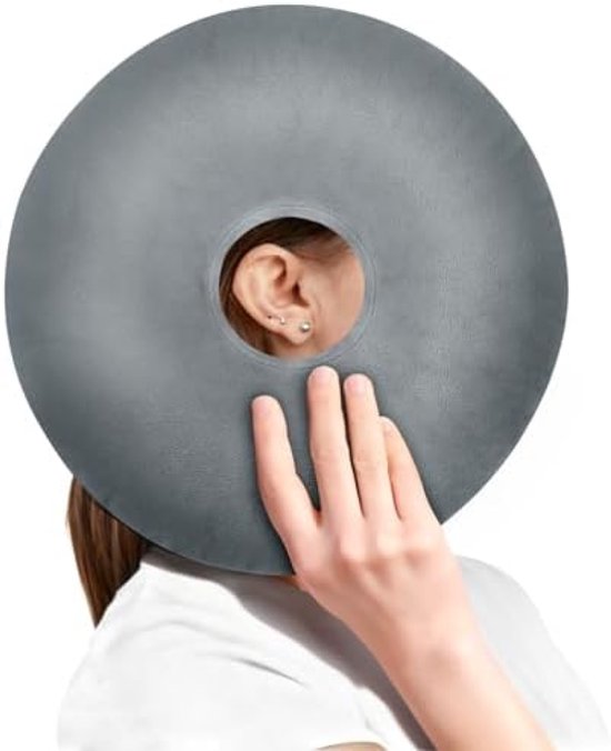 PromoHome Zacht Oorkussen met Ventilatiegat - Comfortabel voor Zijslapers