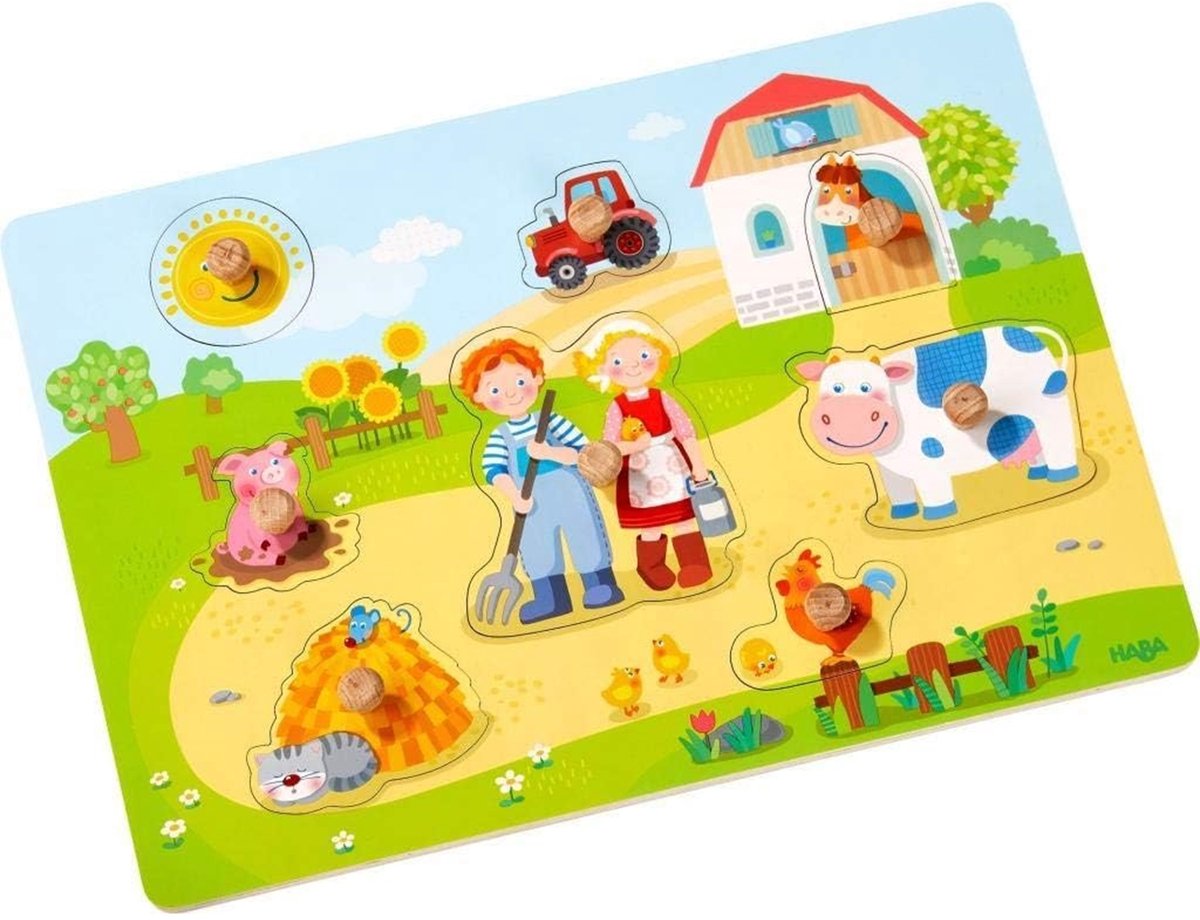 Haba Puzzel Op De Boerderij 8 Stukjes