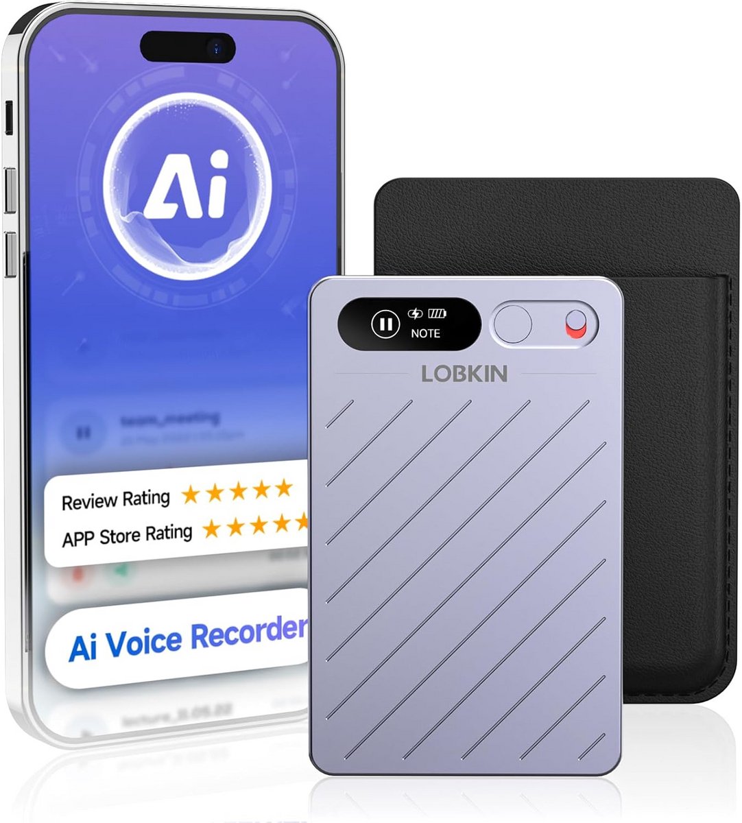 Slimme AI Voice Recorder - Spraakopnameapparaat met Intelligentie