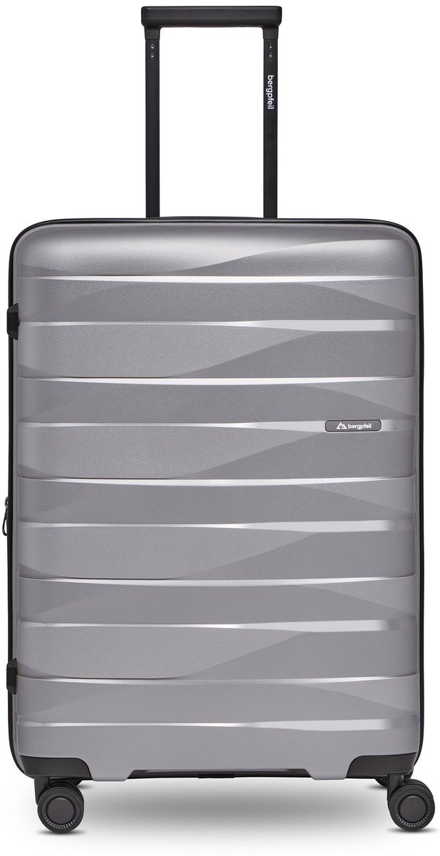 Bergpfeil Travel Trolley Arctic Silver Metallic Grijs 66cm