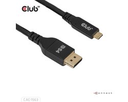 Club 3D USB-C® naar DisplayPort™ 2.1 DP54 Bi-Directionele Kabel 8K120Hz 2m / 6.6ft
