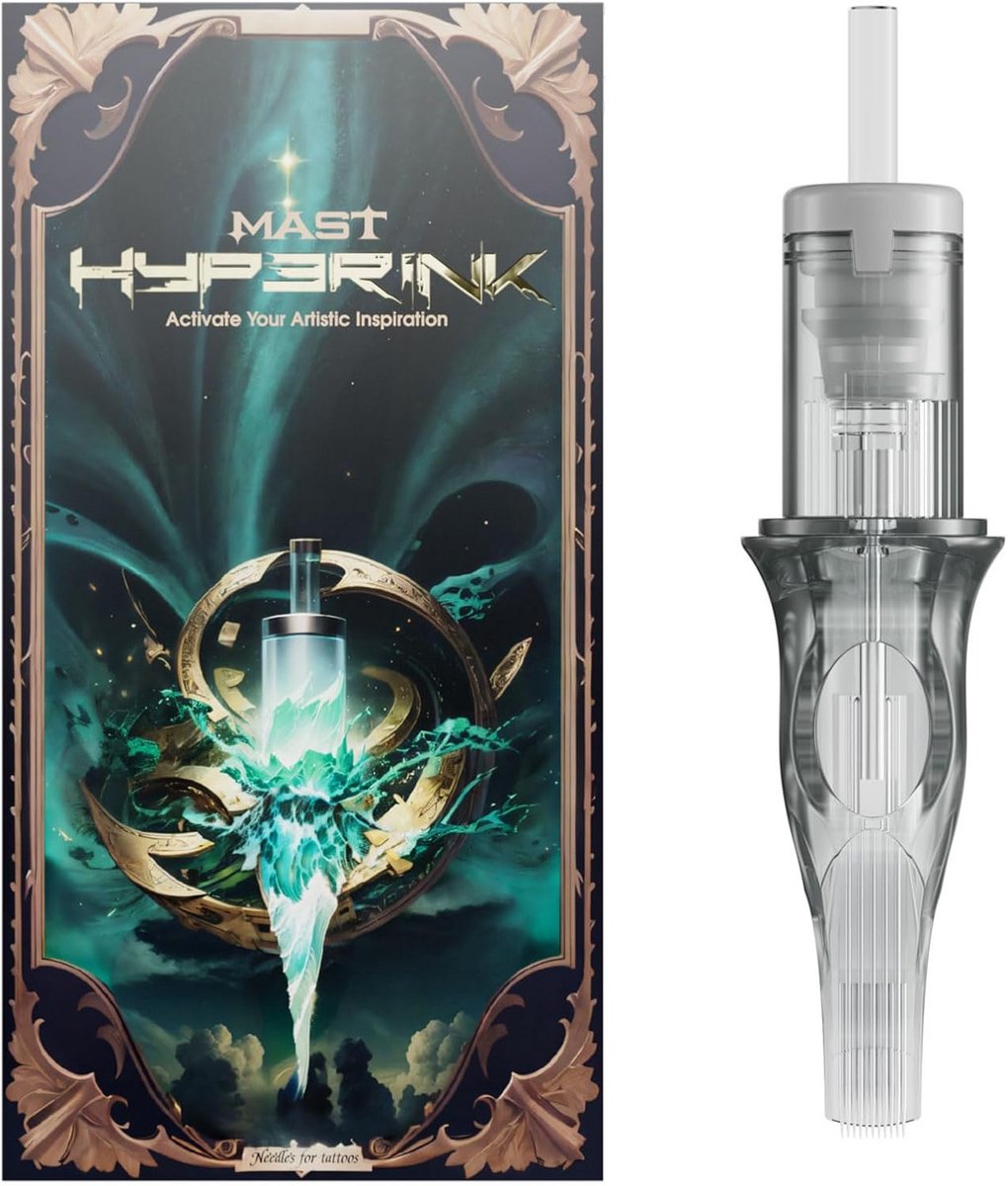 Tattoo Naald Cartridges 1209M-1Pro Magnum Shader - Grotere Inkopslag voor Machine Pen