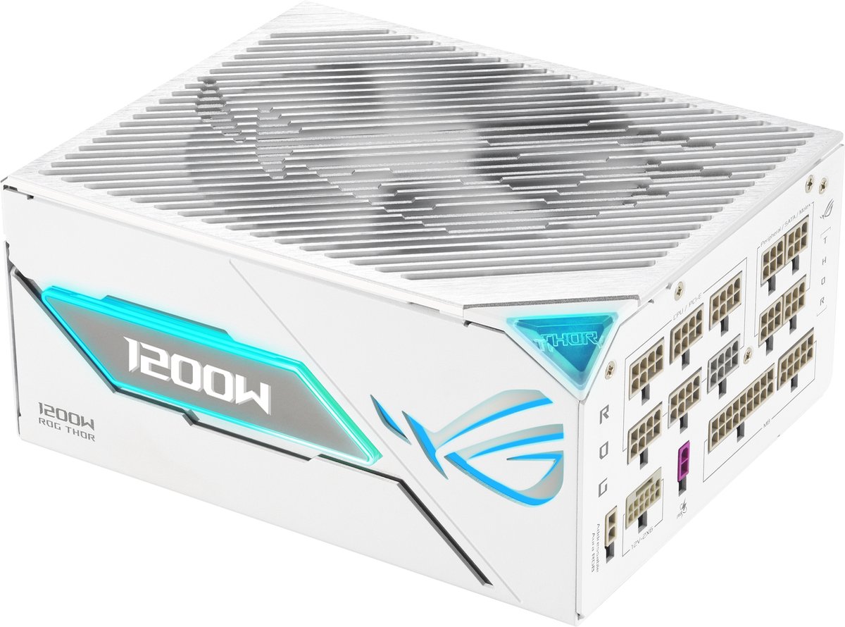 ASUS ROG -THOR-1200P3-WHITE-GAMING power supply unit 1200 W 20+4 pin ATX ATX Wit