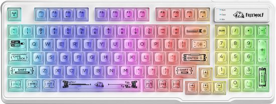 G30 Bedrade 35 Toetsen Gaming Toetsenbord Regenboog LED Backlight Een