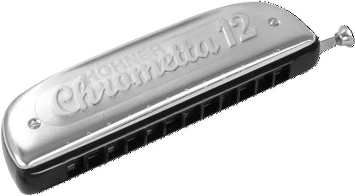 Chromatische mondharmonica in C - Hohner Chrometta 12