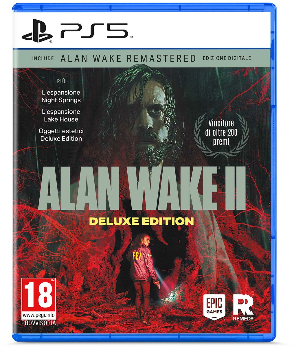 Just for Games Alan Wake 2 Deluxe Edition (PS5) Duits, Engels, Spaans, Frans, Japans PlayStation 5