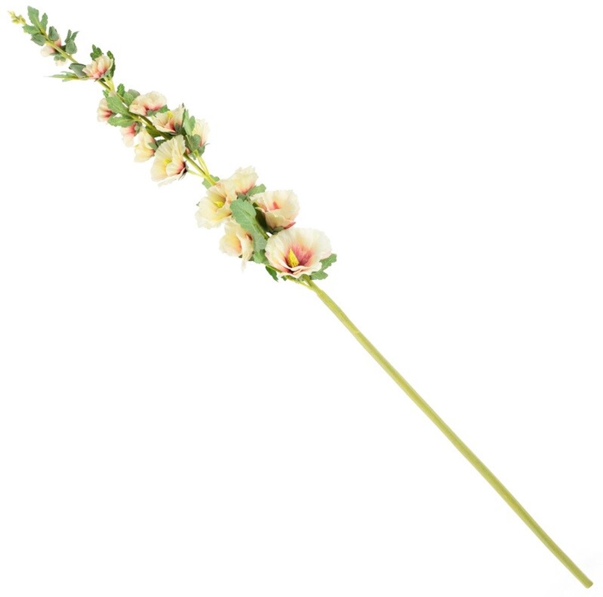 homebound by ky Kunstbloem stokroos beige Off-white