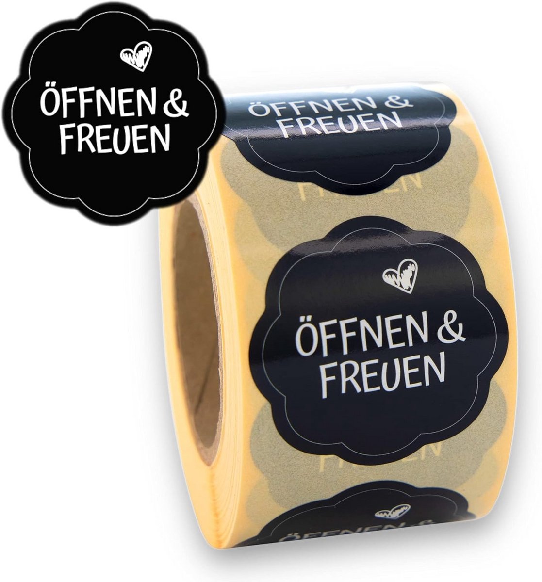 Zelfklevende waarschuwingsetiketten Openen en Uitkijken
