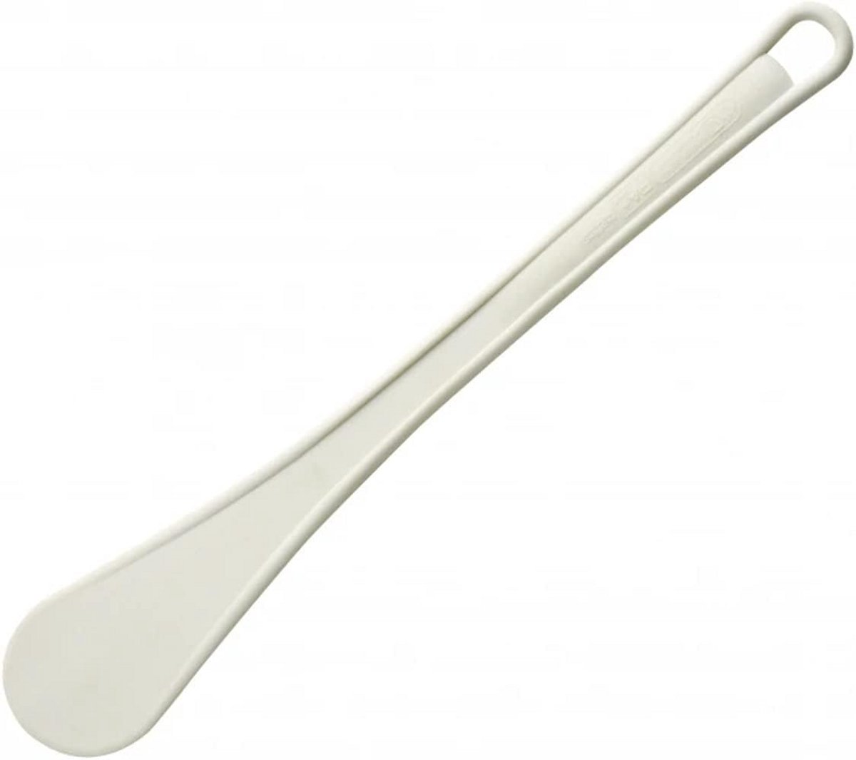 Grote Kunststof Spatel Keukenlepel Wit - 45 cm - Hittebestendig