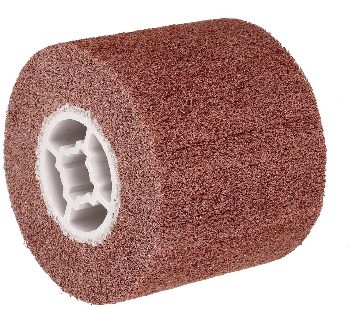 Ronte - Polijstwiel 120 mm x 100 mm 60 Grit Nylon Draad voor Roestvrij Staal Koper Rood