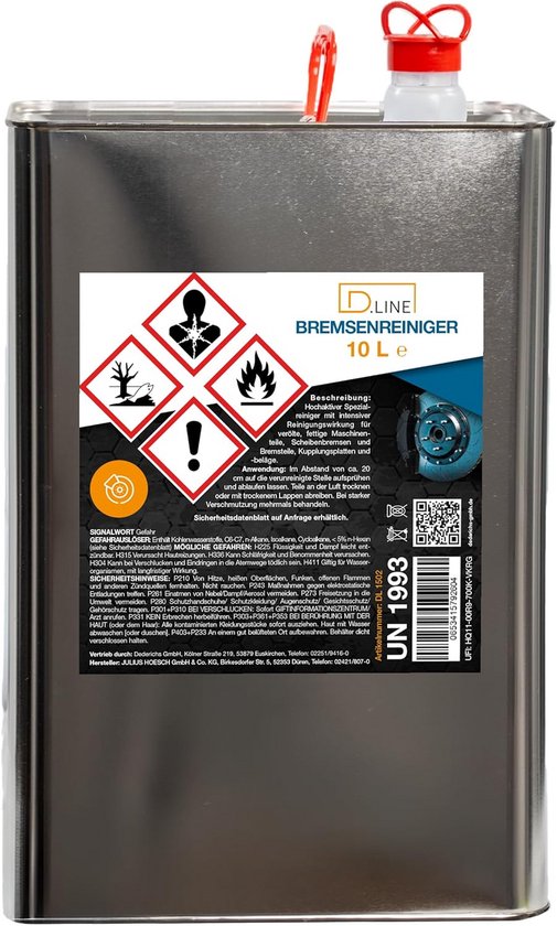 Förch Pompsproeifles 1 Liter – Voor Vloeistoffen En Chemicaliën, Instelbare Straal, Niet Voor Aceton