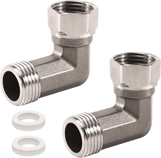 en buitendraad messing hoek 90° accessoires voor waterslang 2