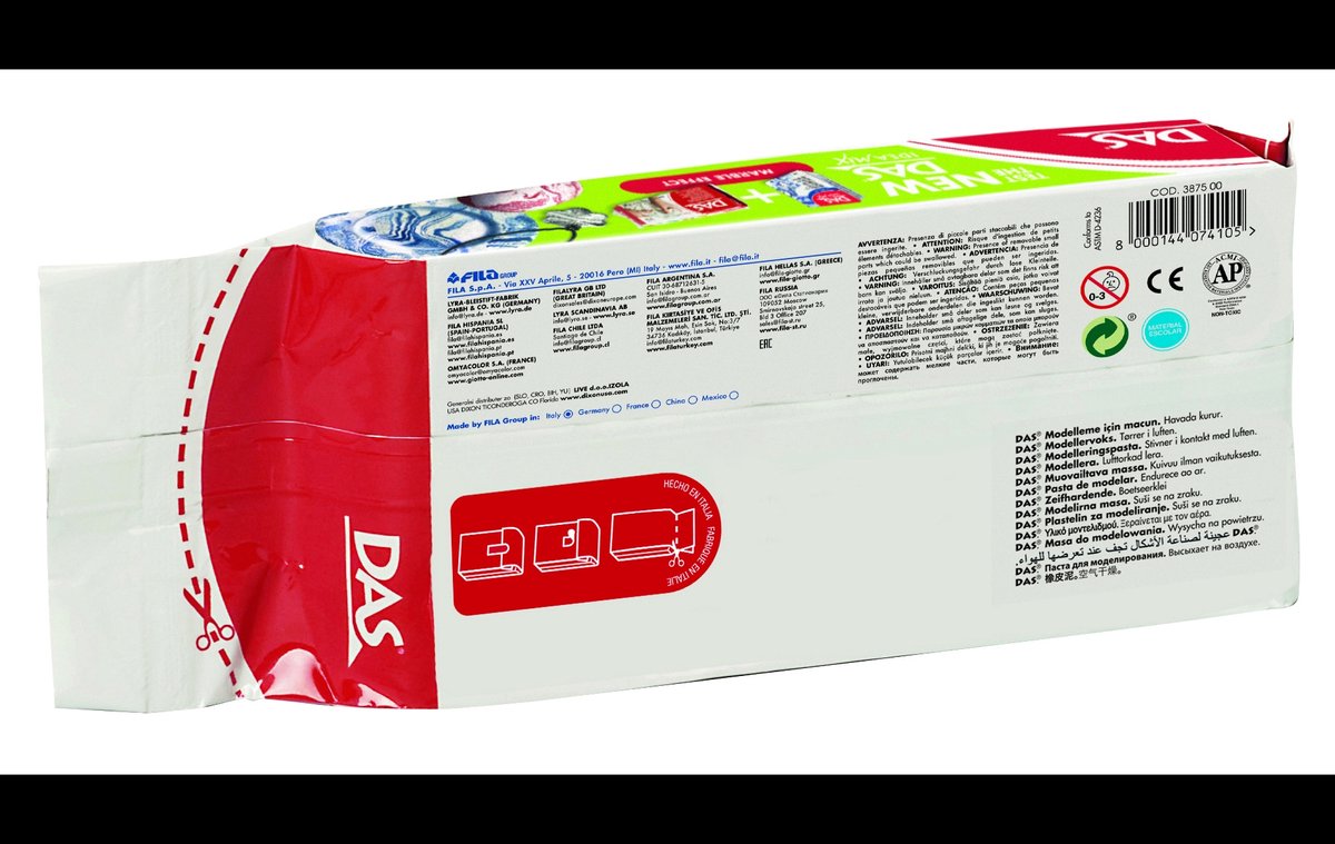 DAS - Luchthardende Klei – Wit – 1 Kilo – Zonder Oven – Voor Diverse Ondergronden — afbeelding 4