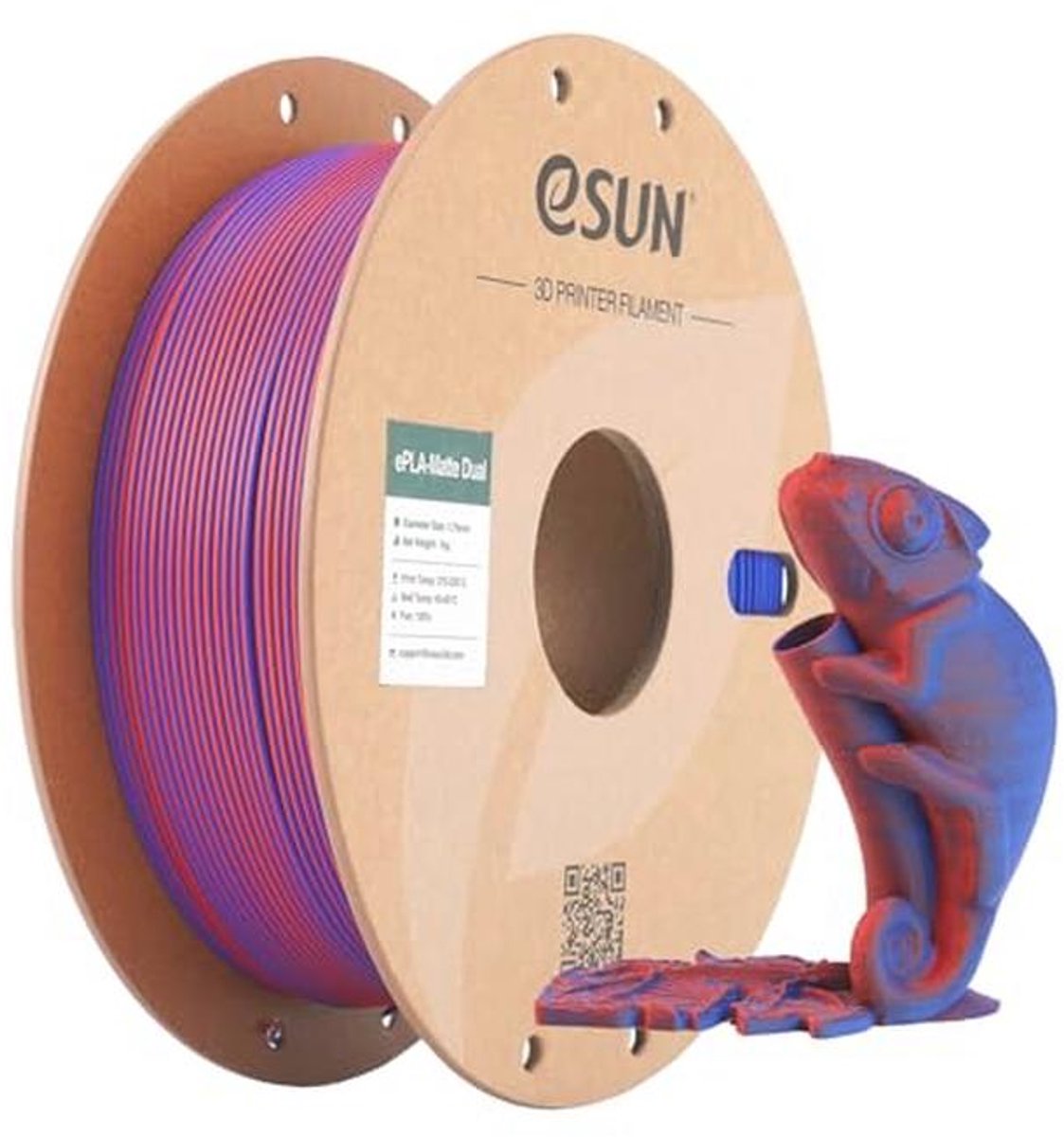 Matte PLA Filament 1.75mm - Dual Color voor 3D Printers (1kg)