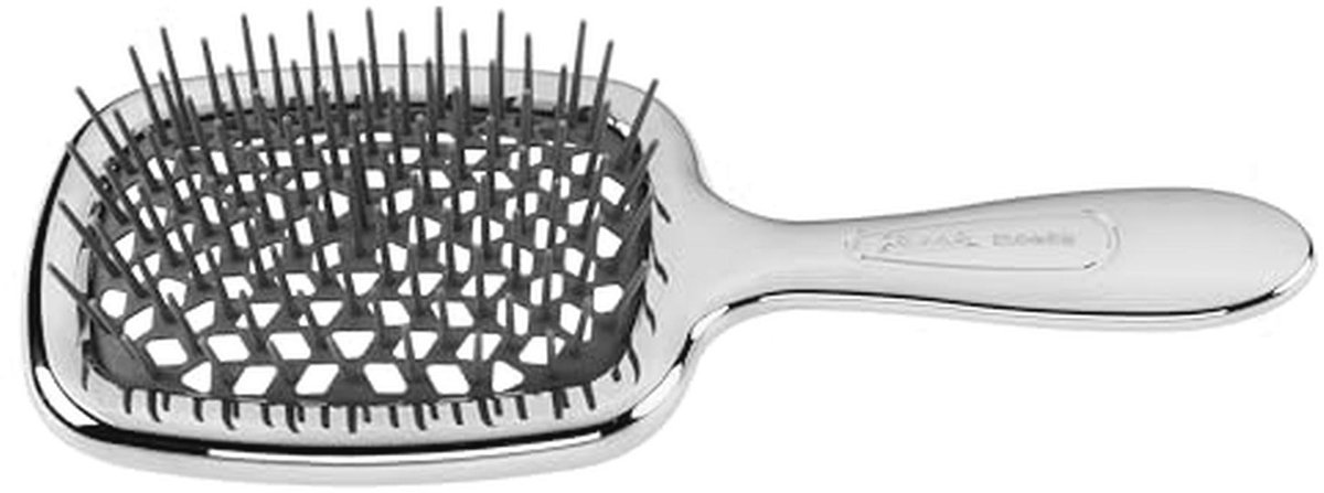 Superbrush Silver Borstel met Grijze Krullen - 55g