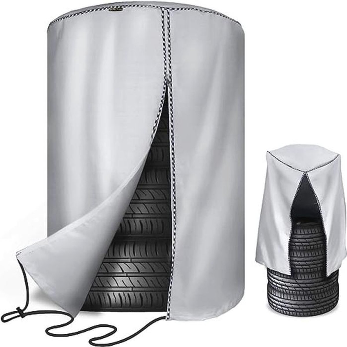 Bandenopberghoezen en bandenopbergtas - Waterdicht en stofdicht - Tot 32 inch (84 cm)