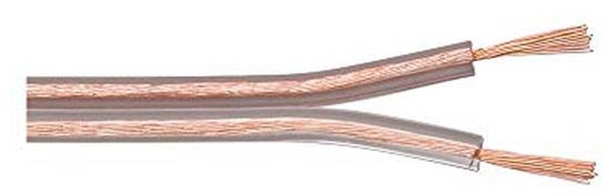 Luidsprekerkabel 2 x 2,5 mm² CCA - Audiokabel voor Subwoofers en Hifi-installaties (10 m)