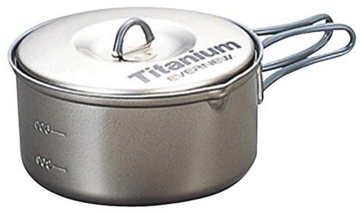 Lichte Titanium Kookpot met Antiaanbaklaag en Geïsoleerde Handgreep