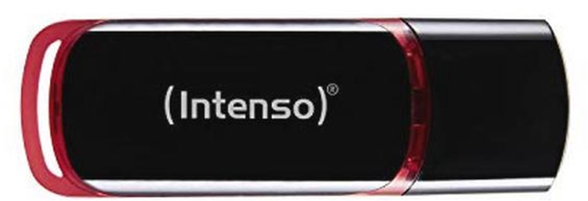 USB Flash Drive 16 GB - USB 2.0 - Zwart/Rood