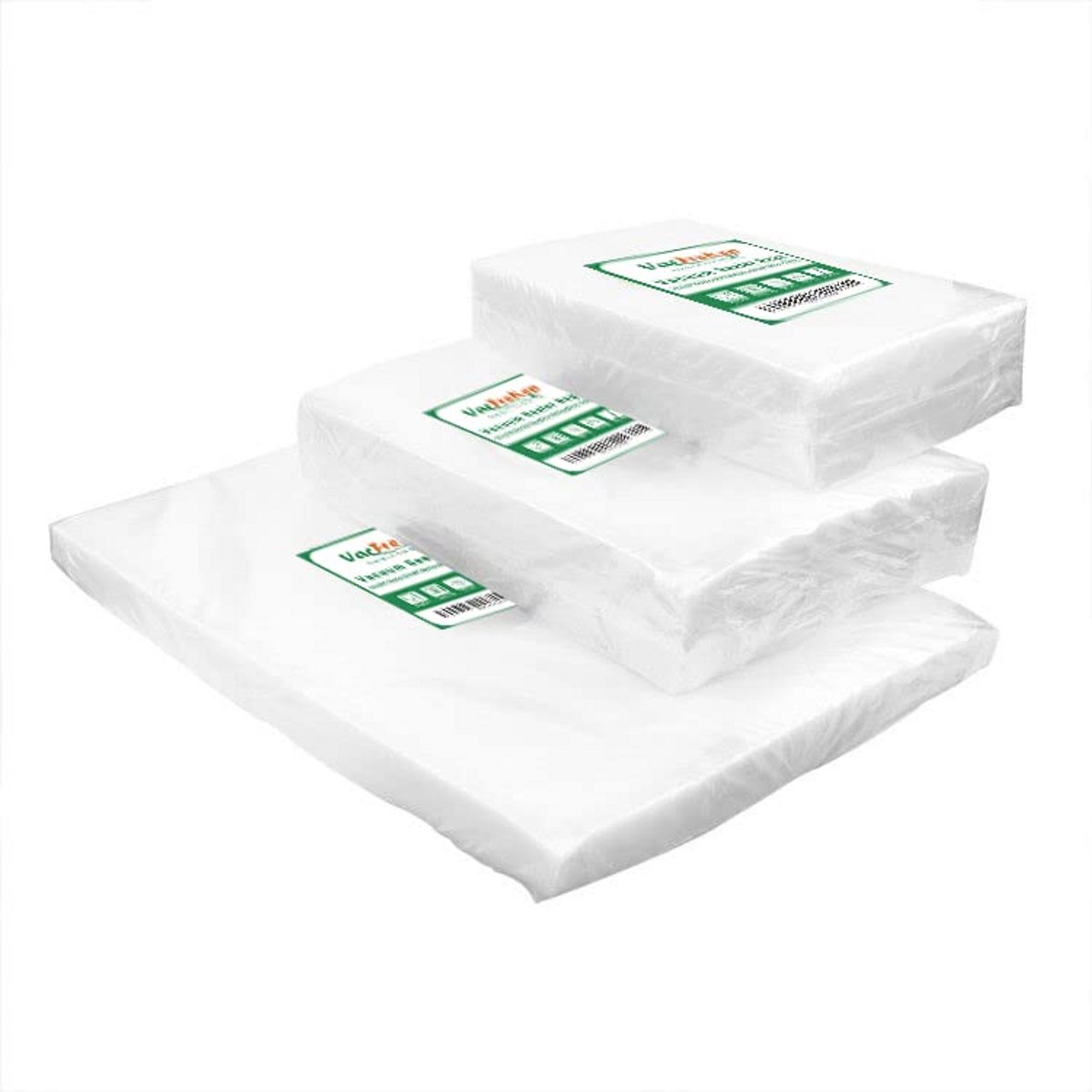Vacuüm Sealer Tassen en Rollen 15x25cm, 20x30cm en 28x40cm - Punctie Preventie, BPA Vrij, Ideaal voor Sous Vide Koken