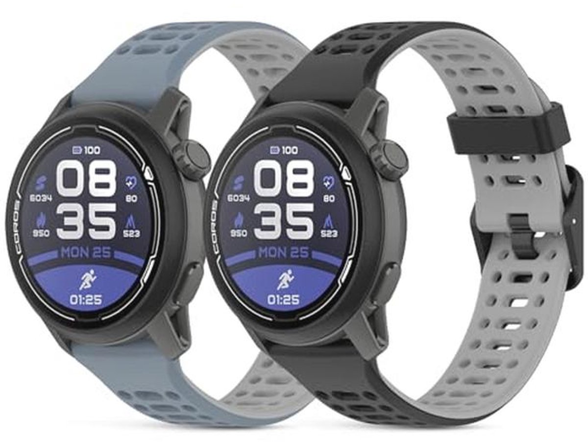 Verstelbare siliconen sportarmbanden voor horloges 20 mm