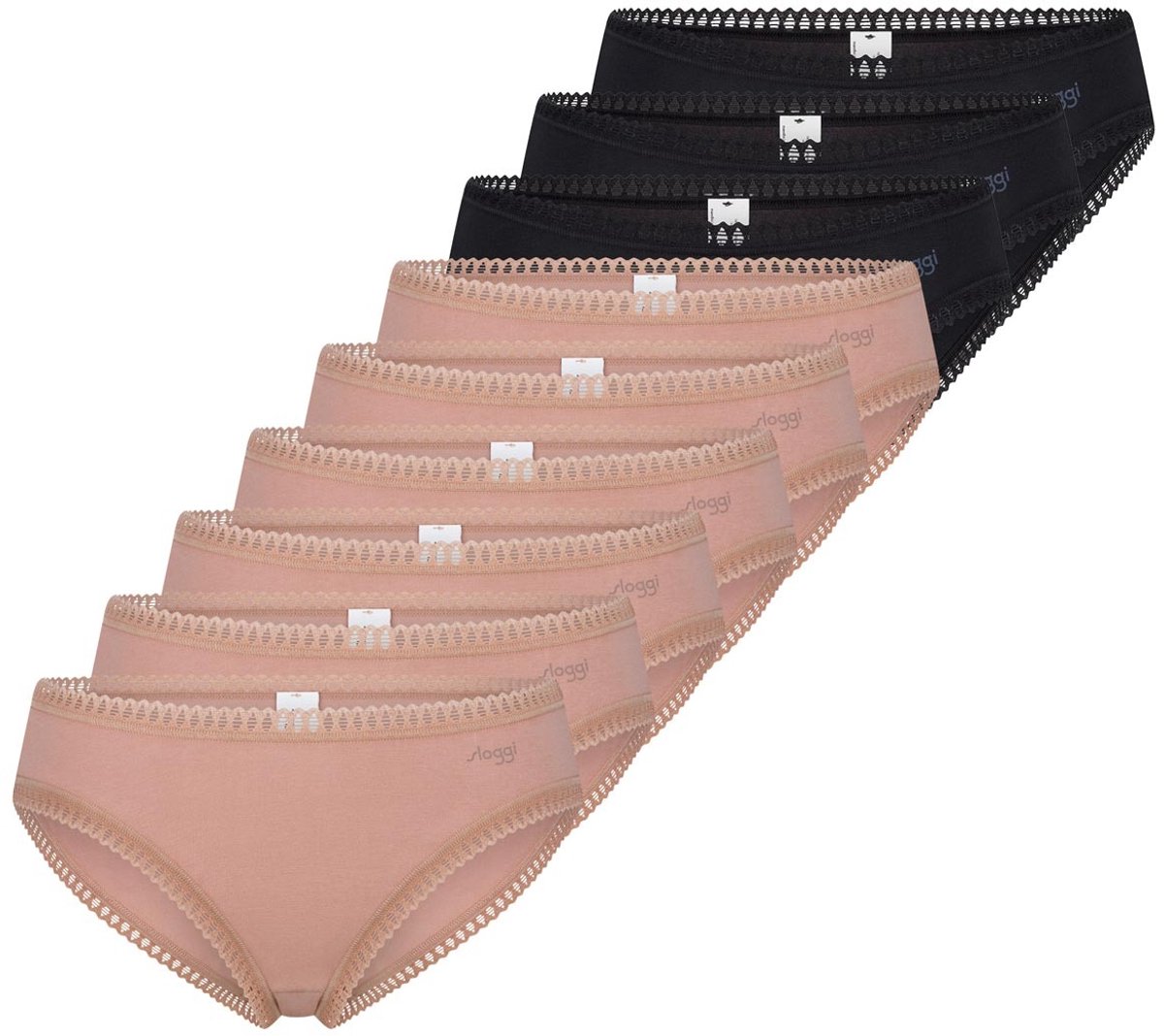 sloggi Dames slip / onderbroek 9 pack GO Crush