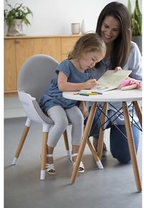 Hoge Stoel - Kinderstoel Eetstoel - Samen Eten - Groei Mee Met Kind - 63 x 57 x 96 cm van Hoge — afbeelding 3