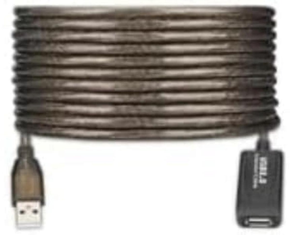 USB verlengkabel 25m A/M A/F USB 2.0 – Hoogwaardige gegevensoverdracht en gebruiksgemak