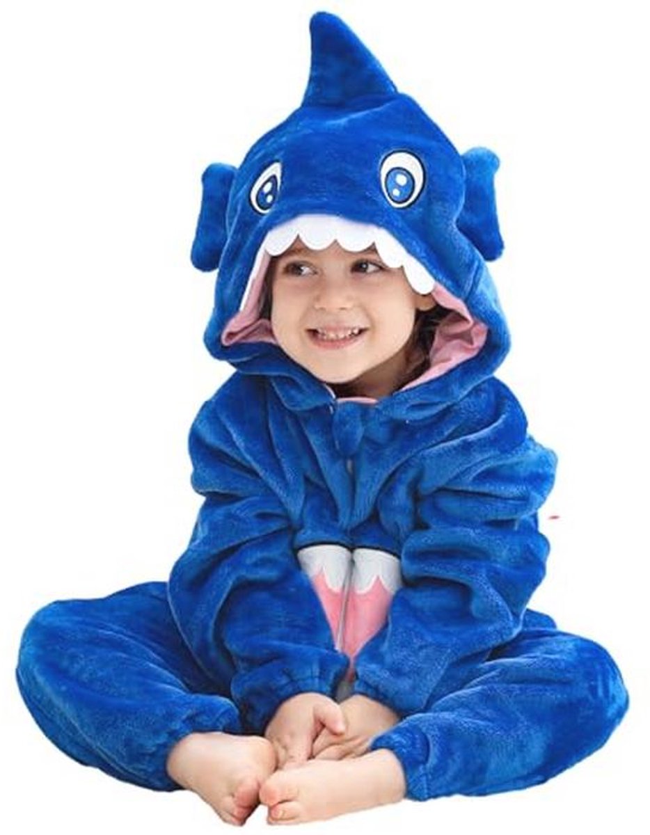 Dierenkostuum voor Kinderen - Warm Flanel Halloween Outfit voor Baby's 2-36 Maanden