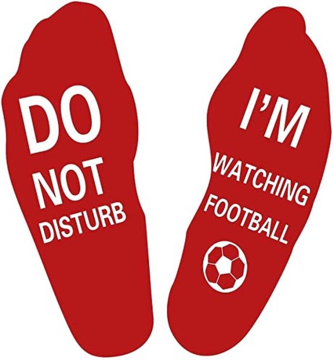 Grappige Voetbalsokken met Tekst - Perfect Cadeau voor Voetbalfans