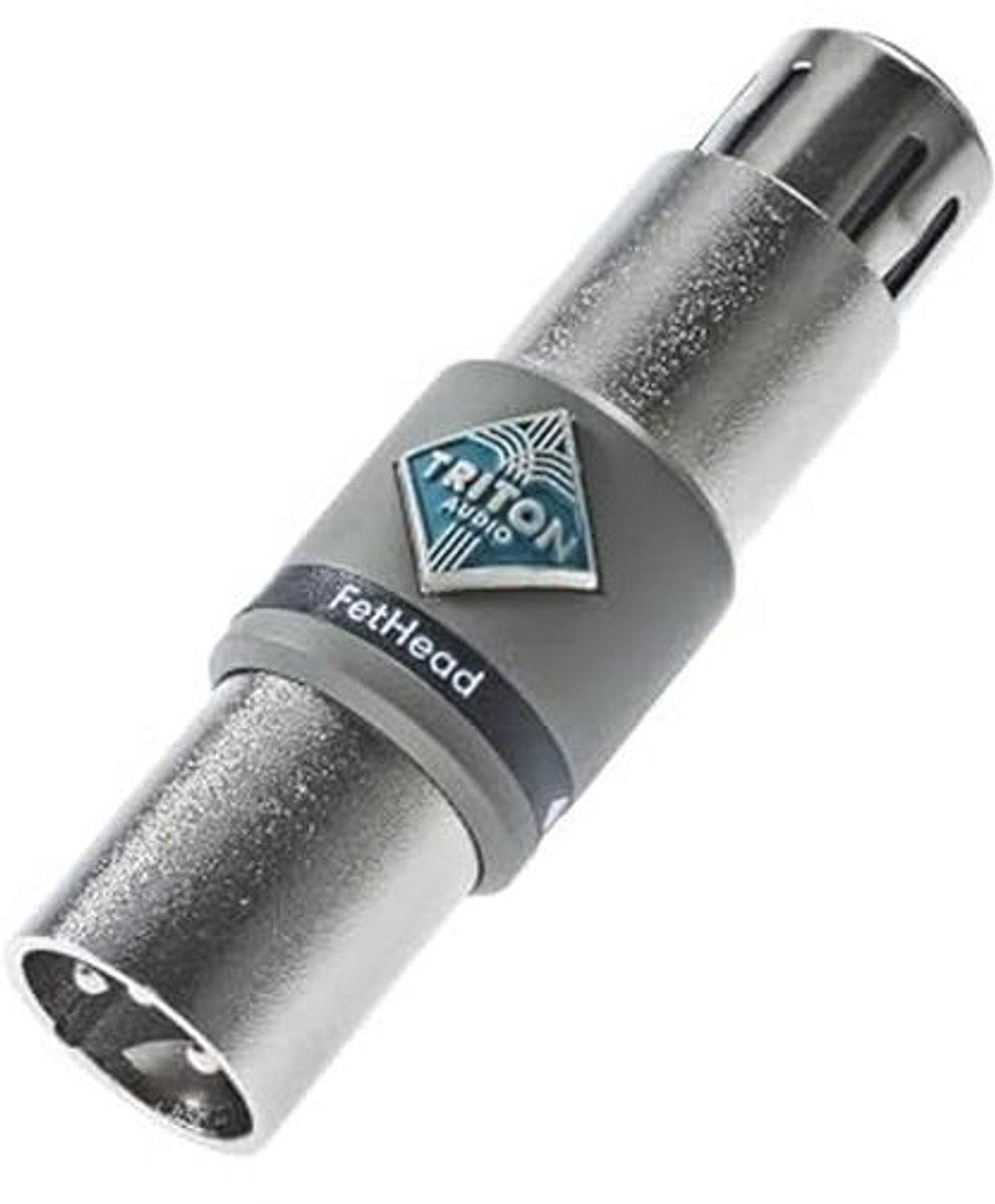 Inline microfoon voorversterker met 27 dB gain voor dynamische en ribbon microfoons