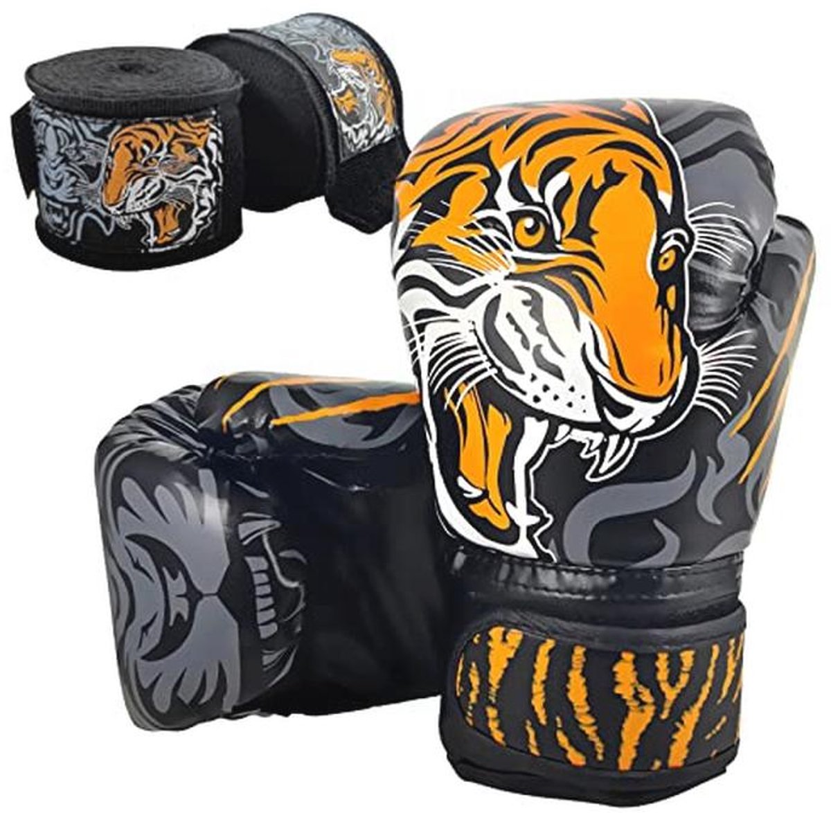 Bokshandschoenen voor kinderen met handwraps - Trainingsset voor jongere vechters