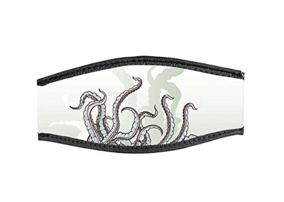 Neopreen Horlogebandje voor Duikmaskers met Dubbele Klittenbandsluiting