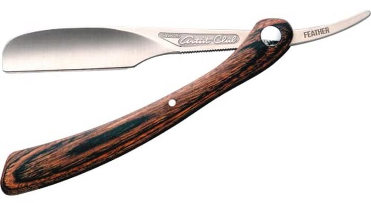 Feather = Artist Club DX scheermes, hout, uniek, standaard
