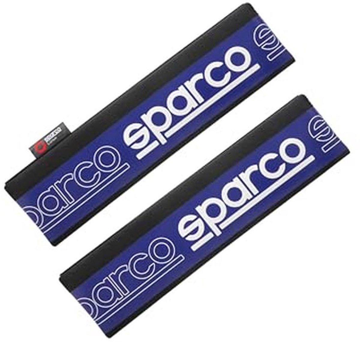 Universele Zwart/Blauwe Belt Pads Set van 2 voor Racestoelen