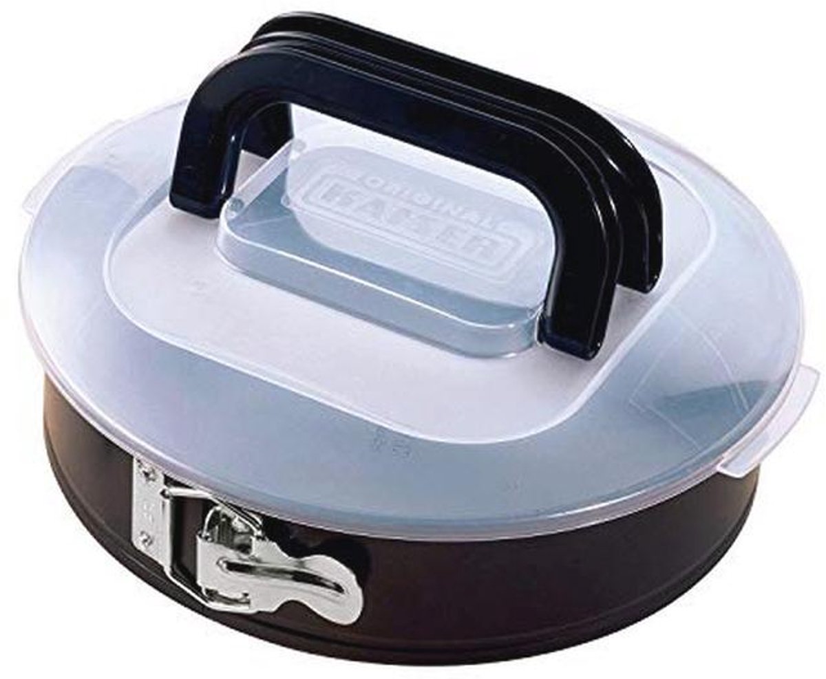 Ronde Bakvorm met Deksel, 26 cm, Antiaanbaklaag en Lekbescherming