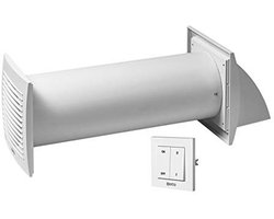 Gedecentraliseerde Ventilatie 150mm met Warmteterugwinning - Muurventilator en Ventilatiesysteem
