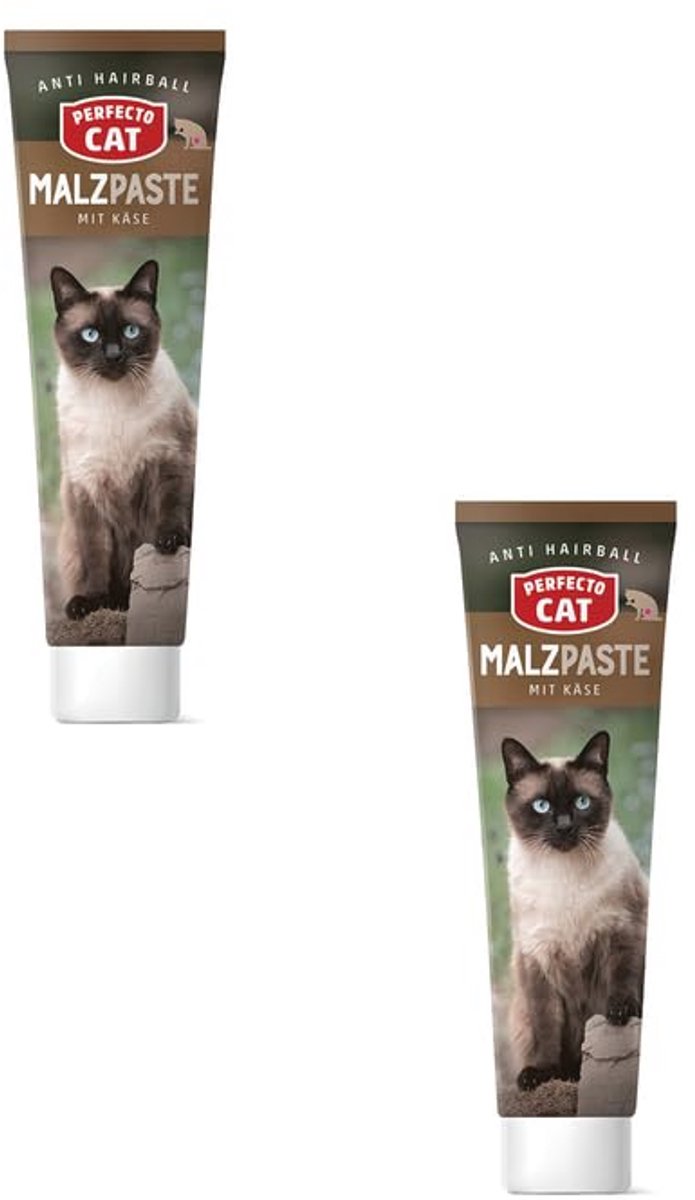 Katten Moutpasta met Kaas en Anti-Hairbaleffect – Dubbelpak 2 x 100g