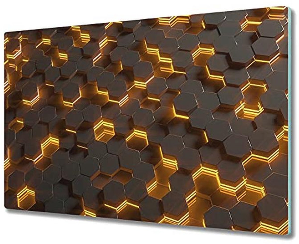 Gehard Glazen Snijplank - Trancheerplank 80x52cm - Duurzame Keukenplank