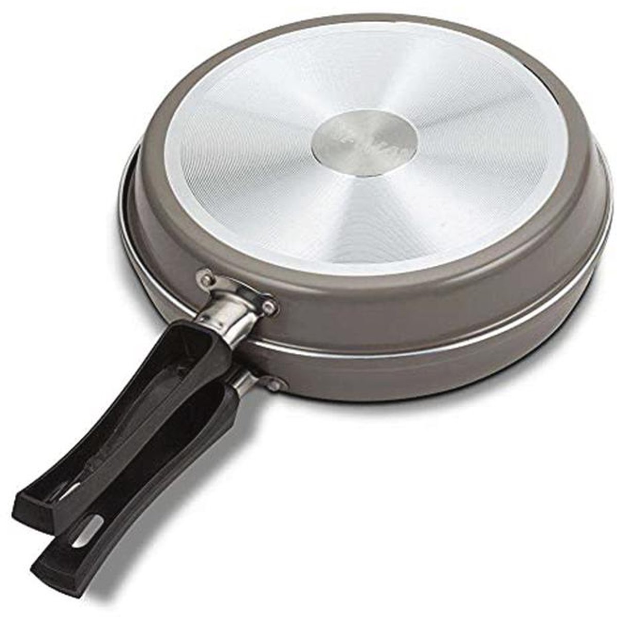 Dubbele pan 25 cm voor pannenkoeken en omeletten - Vaatwasmachinebestendig en geschikt voor alle fornuis types
