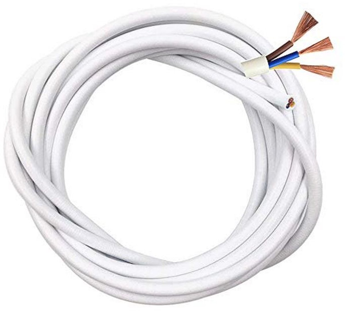 Hoge Temperatuurbestendige 3-aderige Stroomkabel 5 meter - PVC Draad 0,75 mm2