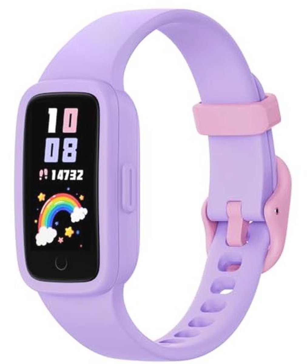 Vigor 3 Fitness Tracker met AMOLED-display - Waterdicht, Hartslag- en Slaapmonitor, Stappenteller en Calorieën Teller - Lila