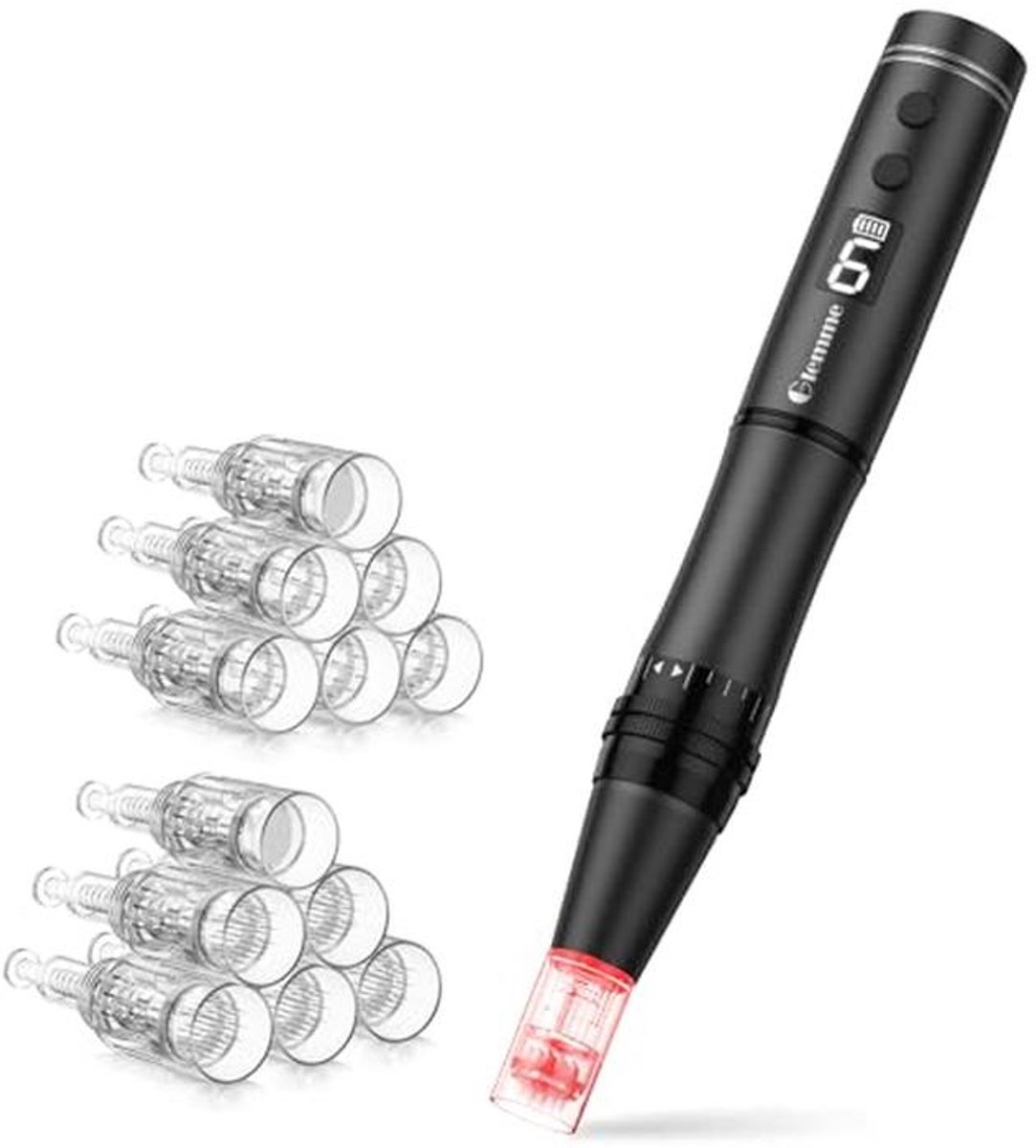 Microneedle Derma Roller Pen voor Haar, Gezicht en Huidverzorging